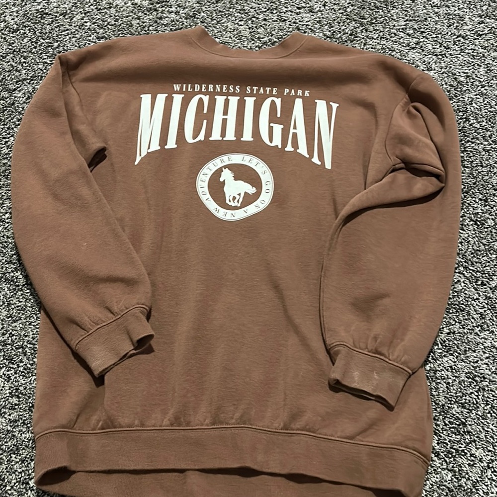 Brown sweatshirt